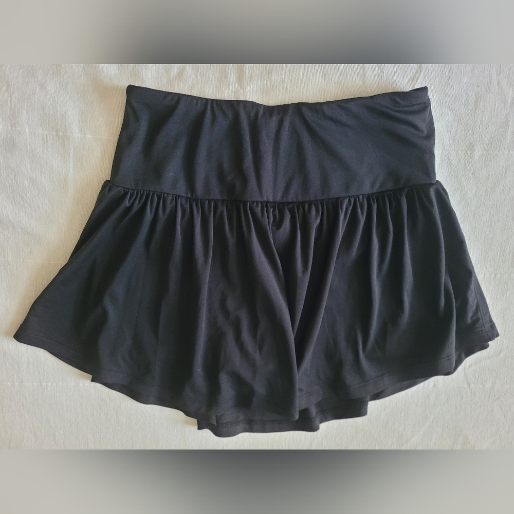 Zenana Outfitters Sz Small Black Athletic Skort Shorts